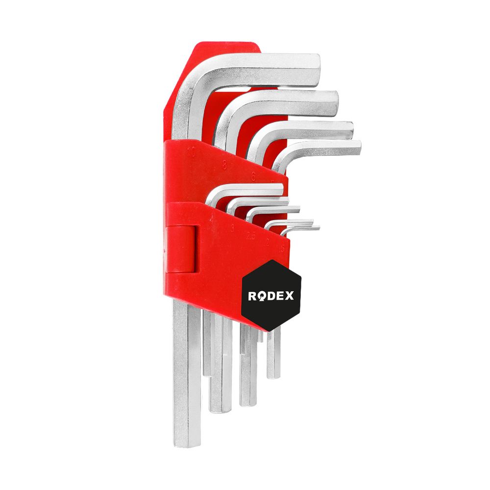 НАБОР КЛЮЧ ШЕСТИГР.ТОРЦ. RODEX 1,5-10MM 9ШТ RHT0501100009
