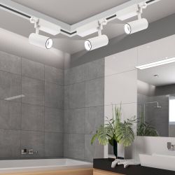 Трековый светильник трехфазный ЭРА SТR-30-36-30K-W20 узкий луч 3000K белый