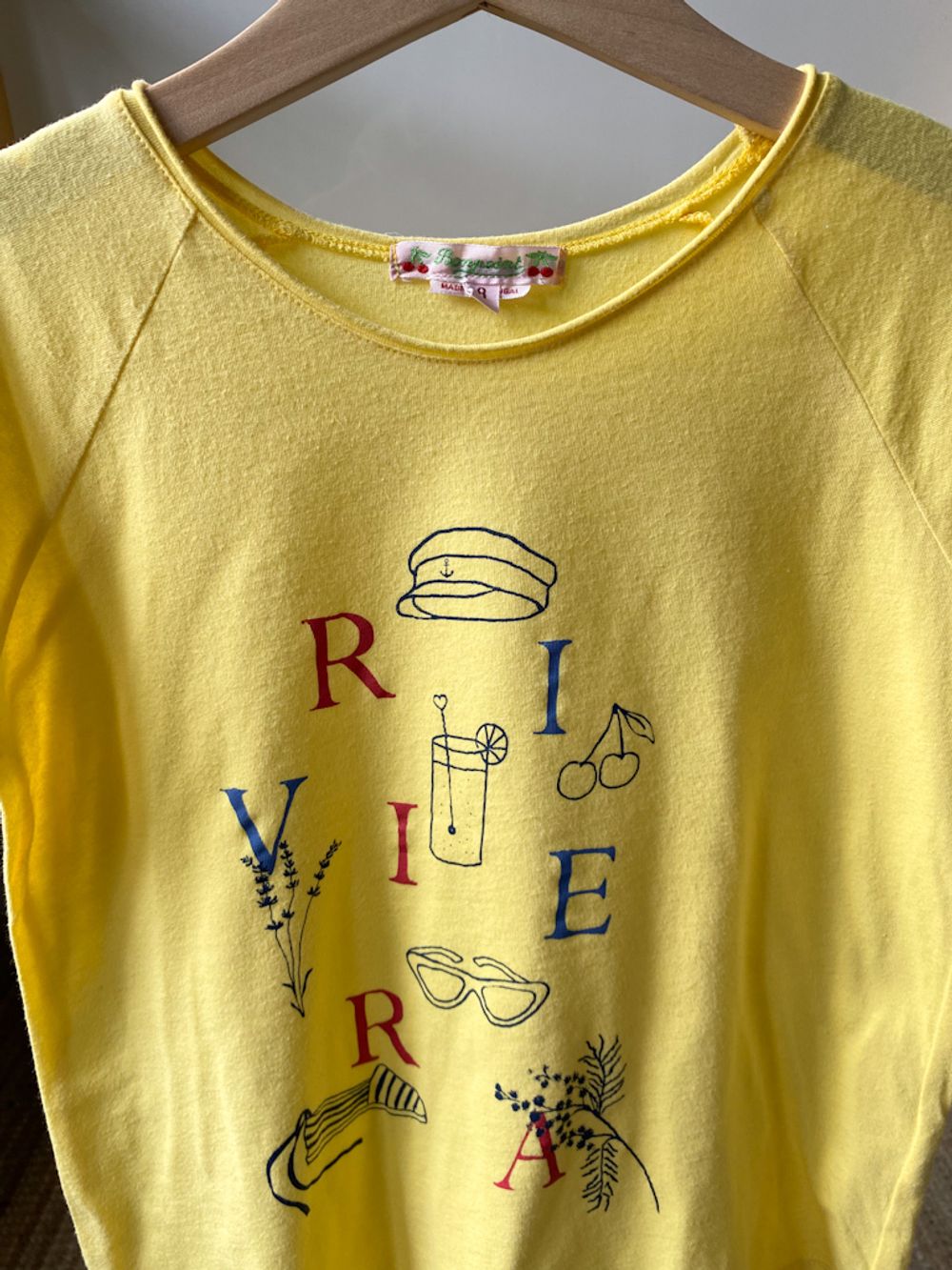 Хлопковая футболка Bonpoint, 128