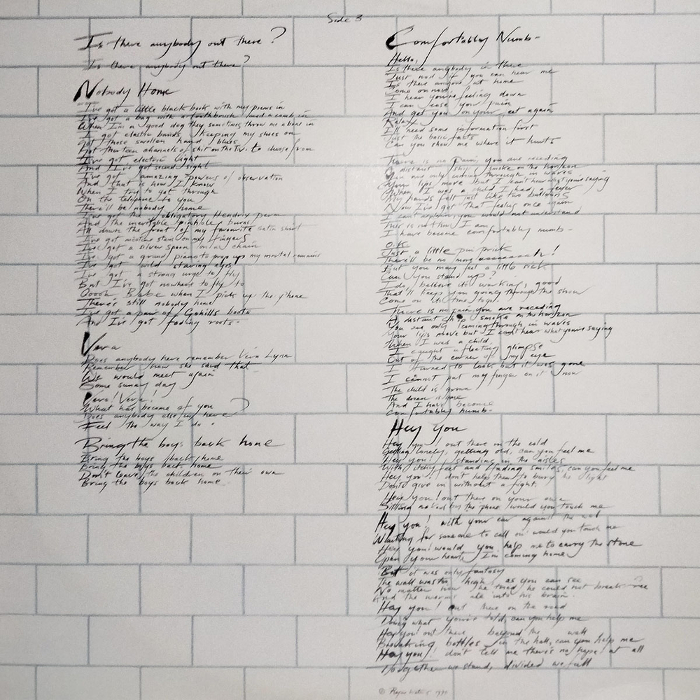 Pink Floyd / The Wall (2LP)