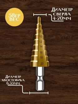 Ступенчатое сверло