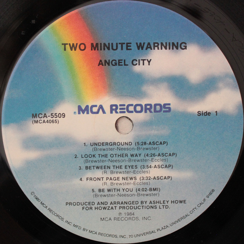 Angel City / Two Minute Warning (LP)