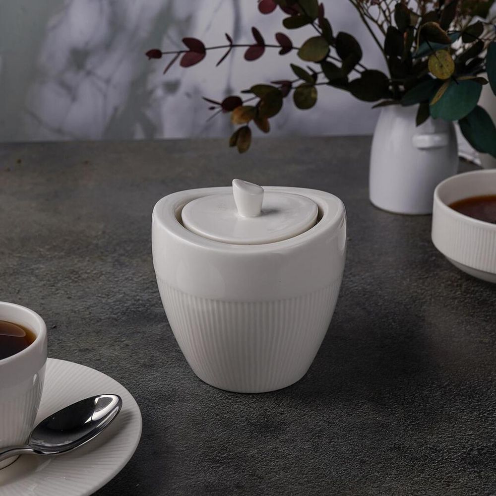Сахарница 260 мл с крышкой d 8,5 см h9 см Neo Silk Noble [1]