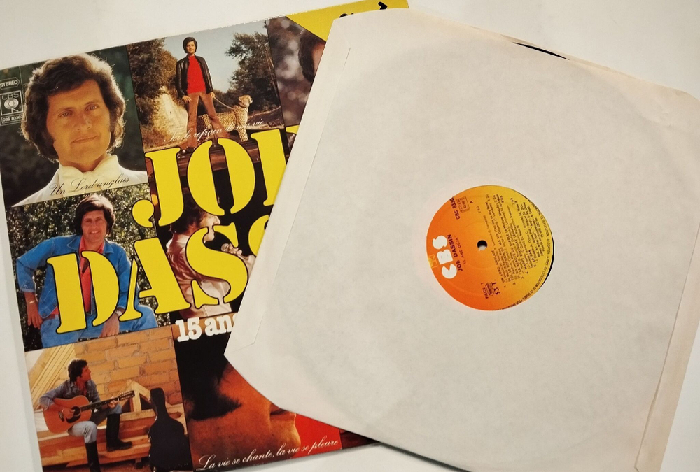 Винтажная виниловая пластинка LP Joe Dassin 15 Ans Deja (France 1978)
