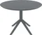Стол пластиковый Sky Table Ø105, серый
