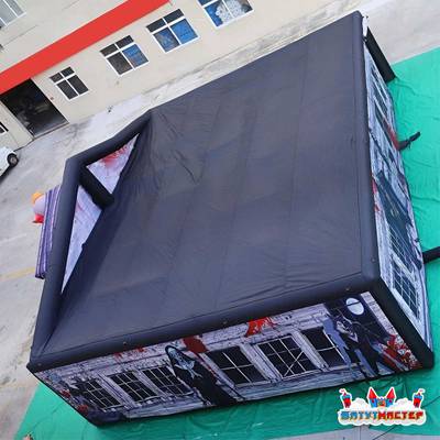 Надувной дом страха «Шапито ужасов», 10×10×5 м