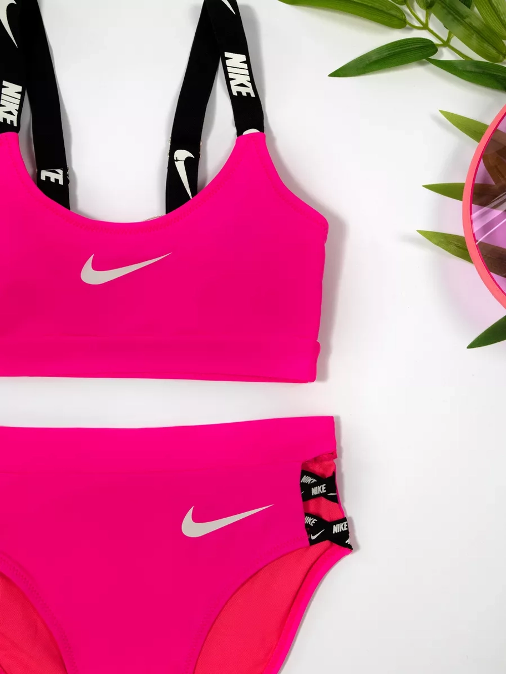 купальник раздельный спортивный с топом для бассейна