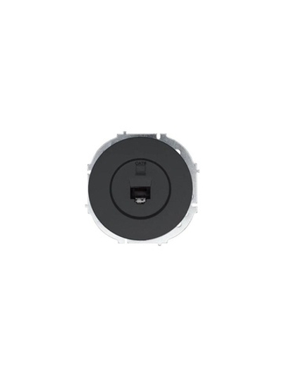 Розетка компьютерная СП OSEN RJ45 кат.6 механизм черн. бархат LEZARD 743-4288-140