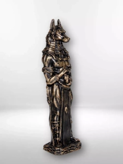 Коллекционная алтарная фигурка статуэтка египетский Бог Анубис оберег для дома