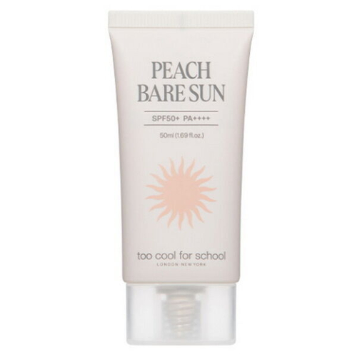 Солнцезащитный крем для лица c персиком Too Cool For School Peach Bare Sun SPF50+/PA++++, 50мл