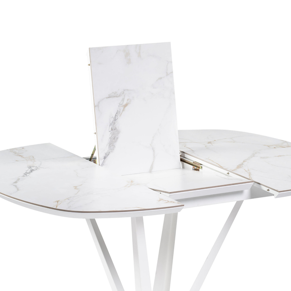 Керамический стол Woodville Азраун белый