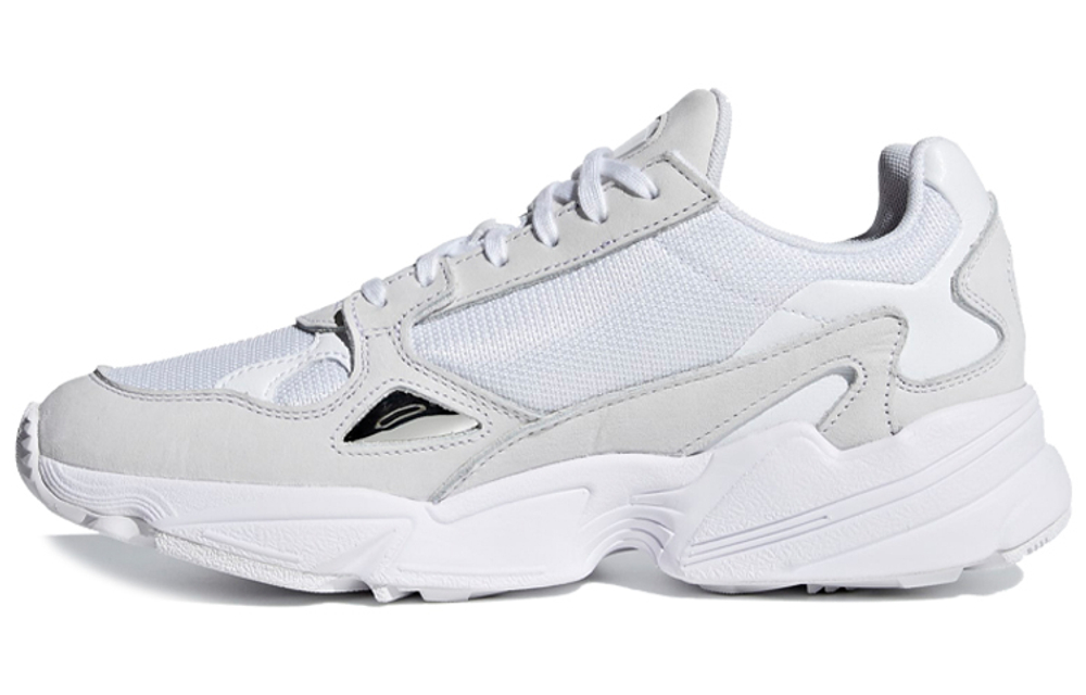 Кроссовки Adidas Originals Falcon Triple White (Женская размерная сетка)