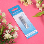 Кусачки для ногтей на блистере «Ultramarine», цвет металл, ребристый, 5,5см