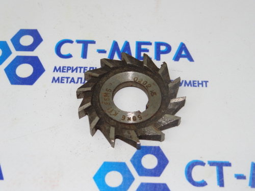 Фреза 3-хсторонняя 50х6х16 KII Р6М5 z=14 0202 прямозубая