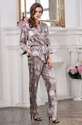 Шелковый брючный комплект 2 предмета Mia-Amore GRACIA ГРАЦИЯ 3206.1