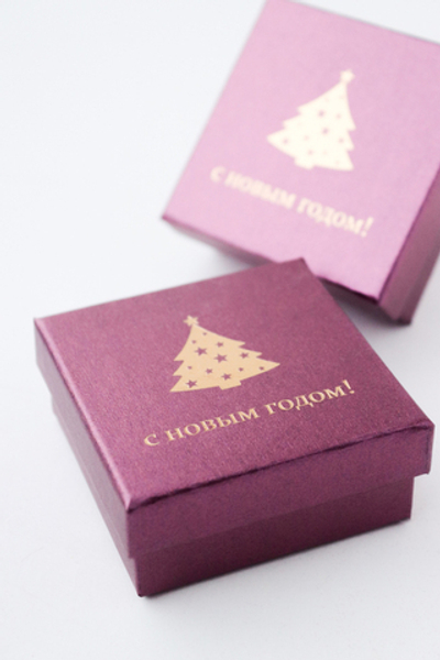 Футляр картонный "ЁЛОЧКА новогодняя"