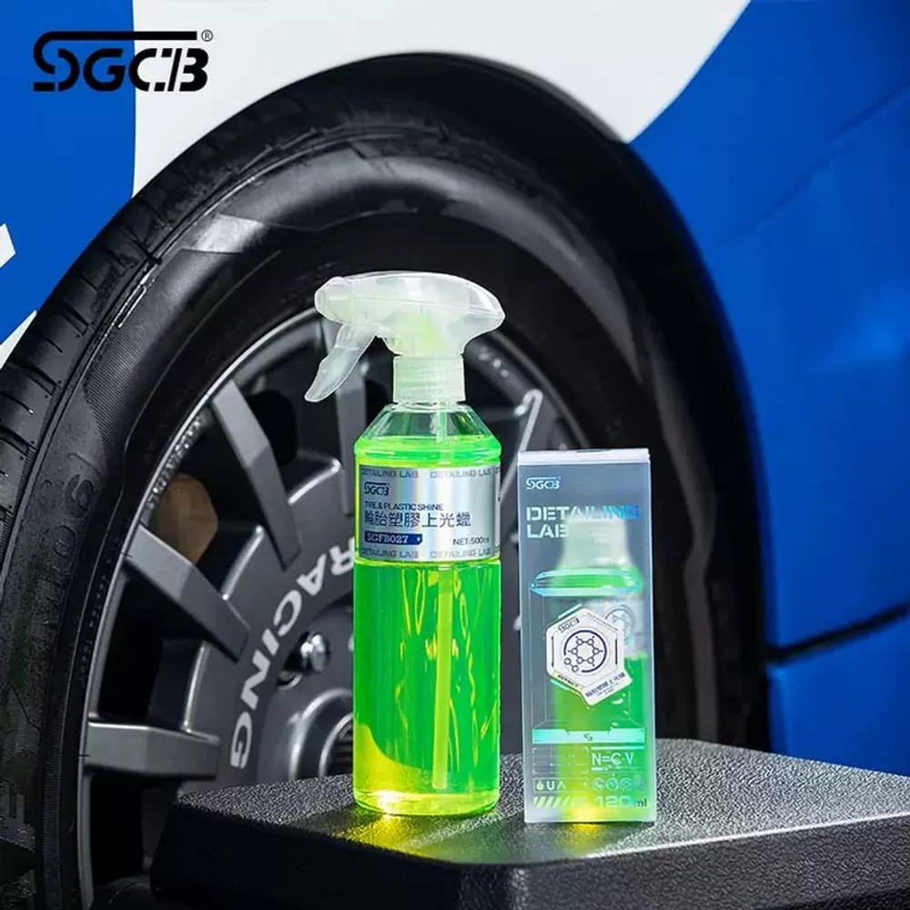 SGCB Tire &amp; Plastic Shine. Очиститель резины, пластика,винила 500ML