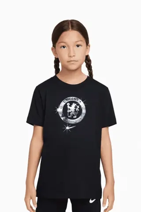 Футболка Nike Chelsea FC 24/25 Crest Tee Junior - черный