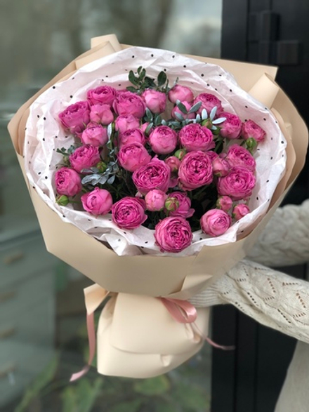 Кустовые розы мисти баблс