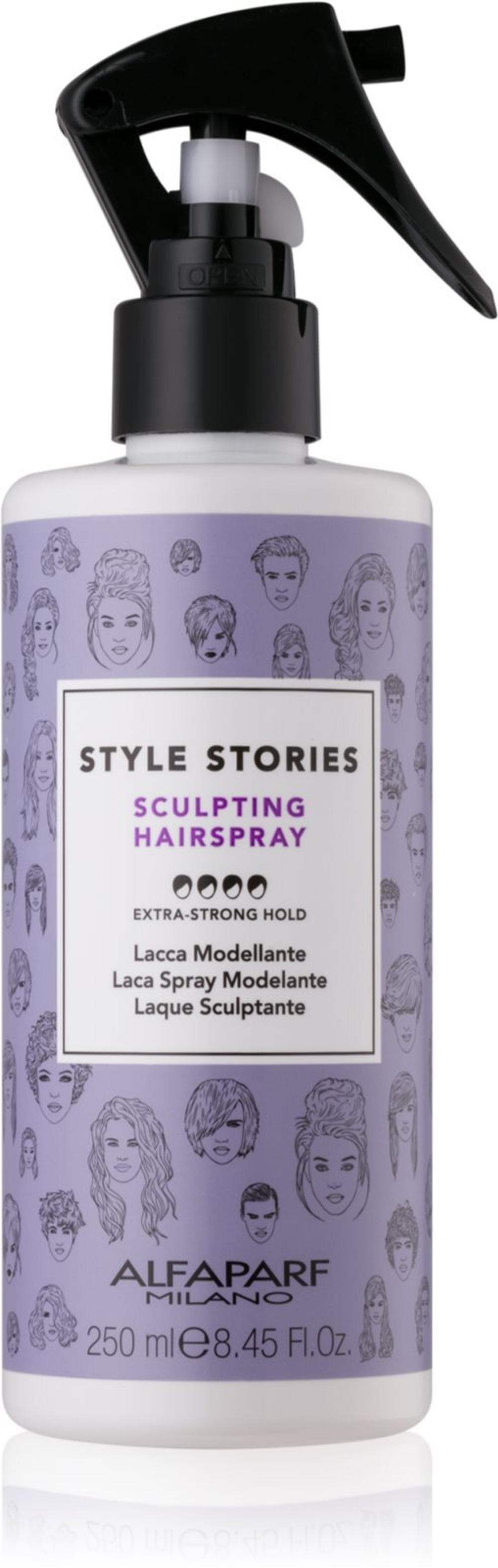 Alfaparf Milano Style Stories The Range Hairspray - Спрей для волос экстра сильной фиксации /  Sculpting Hairspray 250  ml  / GTIN 8022297071466