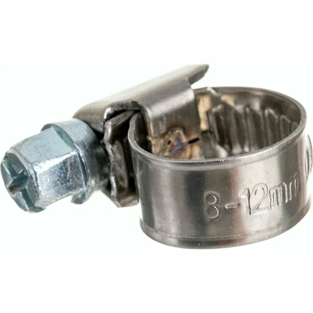 Хомут червячный 8-12 мм