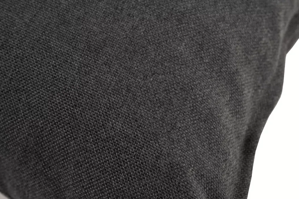 Декоративная подушка для мебели 50х43 см, цвет темно-серый 027