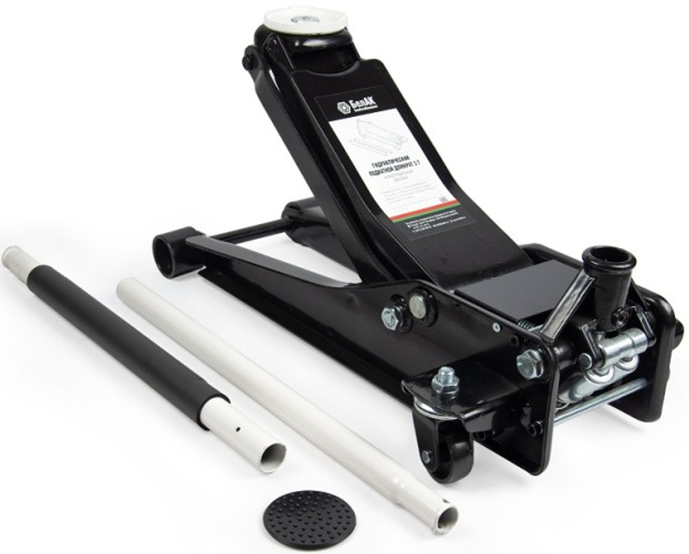 Домкрат подкатной БелАК 3 тонны низкопрофильный (БАК.00534) БАК.00534