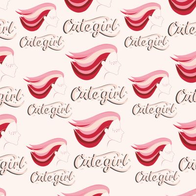 Девушка с веснушками в розовом цвете