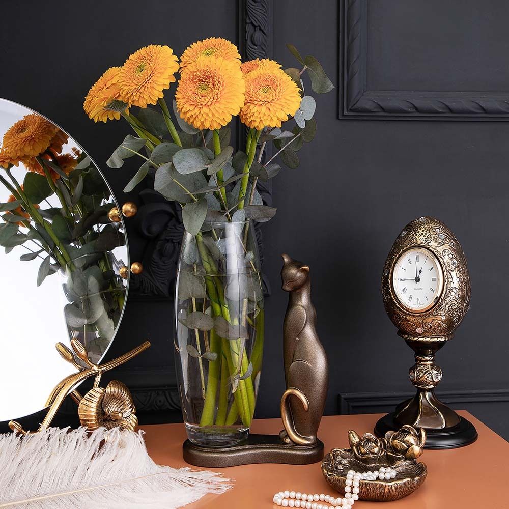 Ваза Кошка Шелби Бронза