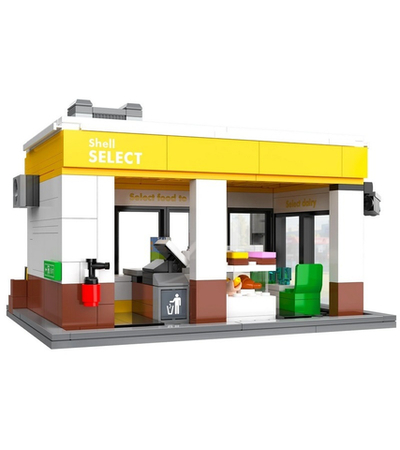 Конструктор CaDA минимаркет Shell Select (303 детали)