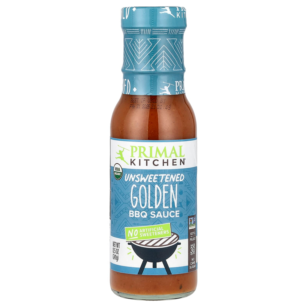 Primal Kitchen, золотой соус барбекю, без подсластителей, 241 г (8,5 унции)