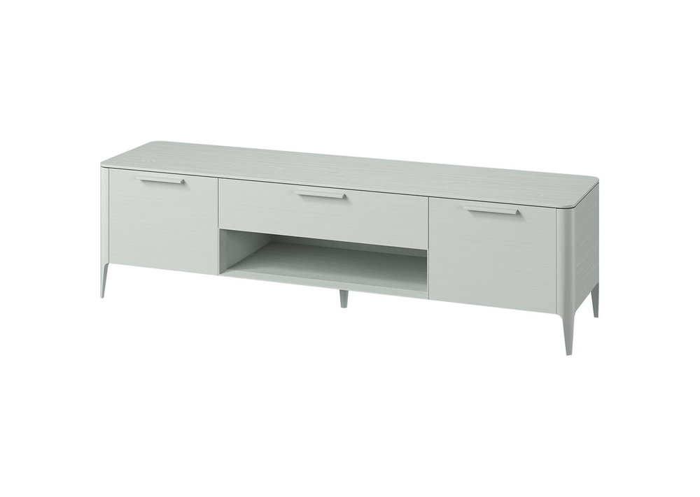 Тумба Type oak под ТВ ширина 200 см (светло-серый)