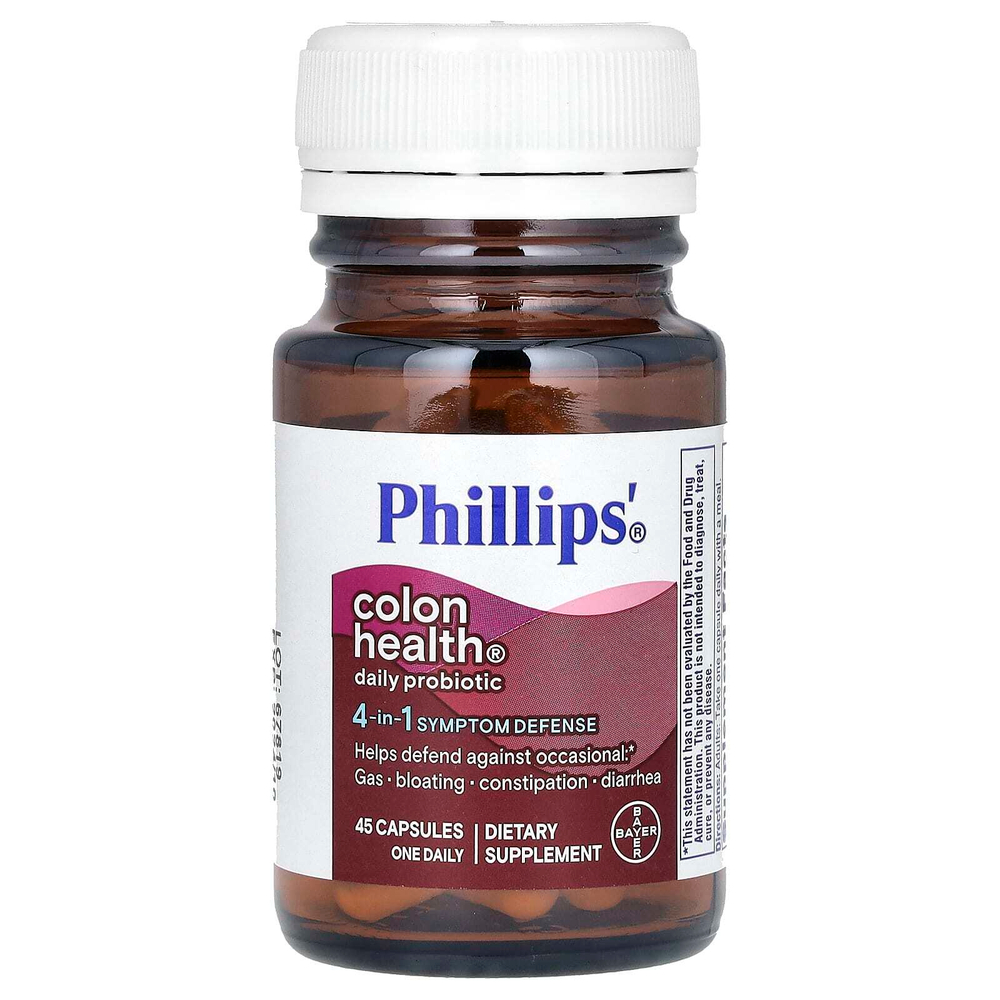 Phillip's, Ежедневный пробиотик для здоровья кишечника, 45 капсул