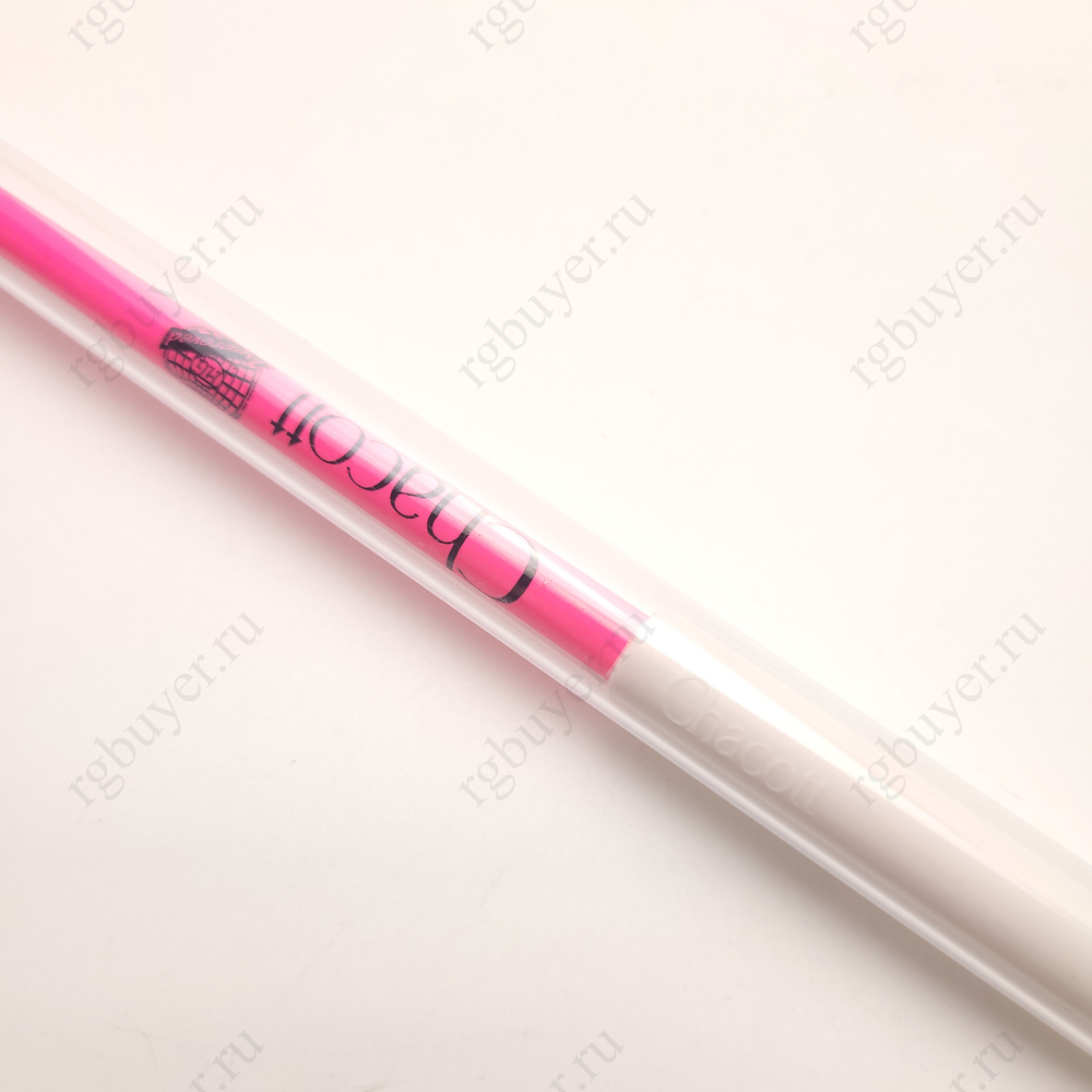 Палочка Chacott 60 см с гибким кончиком Розовая с белой ручкой 043.Pink
