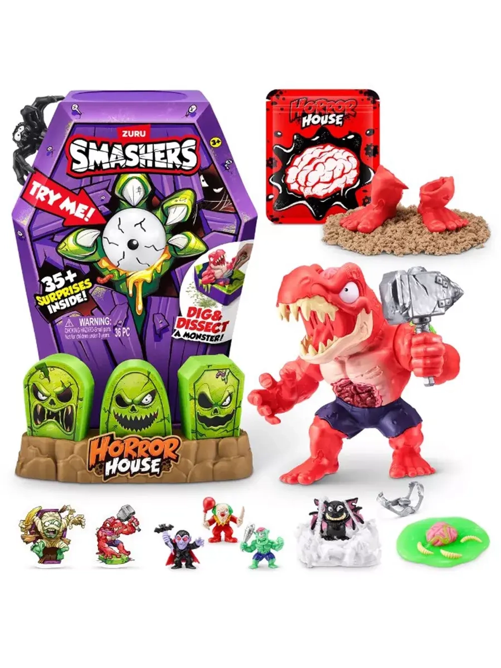 Игрушка сюрприз Zuru Smashers Horror House гроб