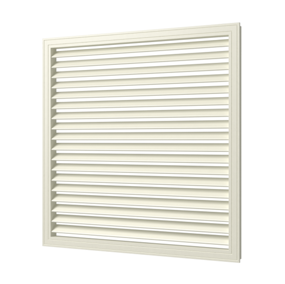 Решетка вентиляционная ПВХ для радиатора Era П6060Р 600х600 мм слоновая кость