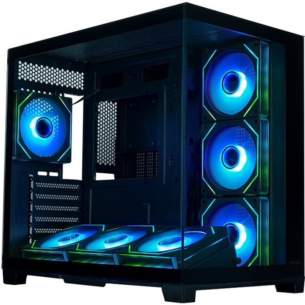 Корпус Midi-Tower XASTRA QW500 7ARGB-C10-UC Black (QW500-7FM12A-C10-UC)
