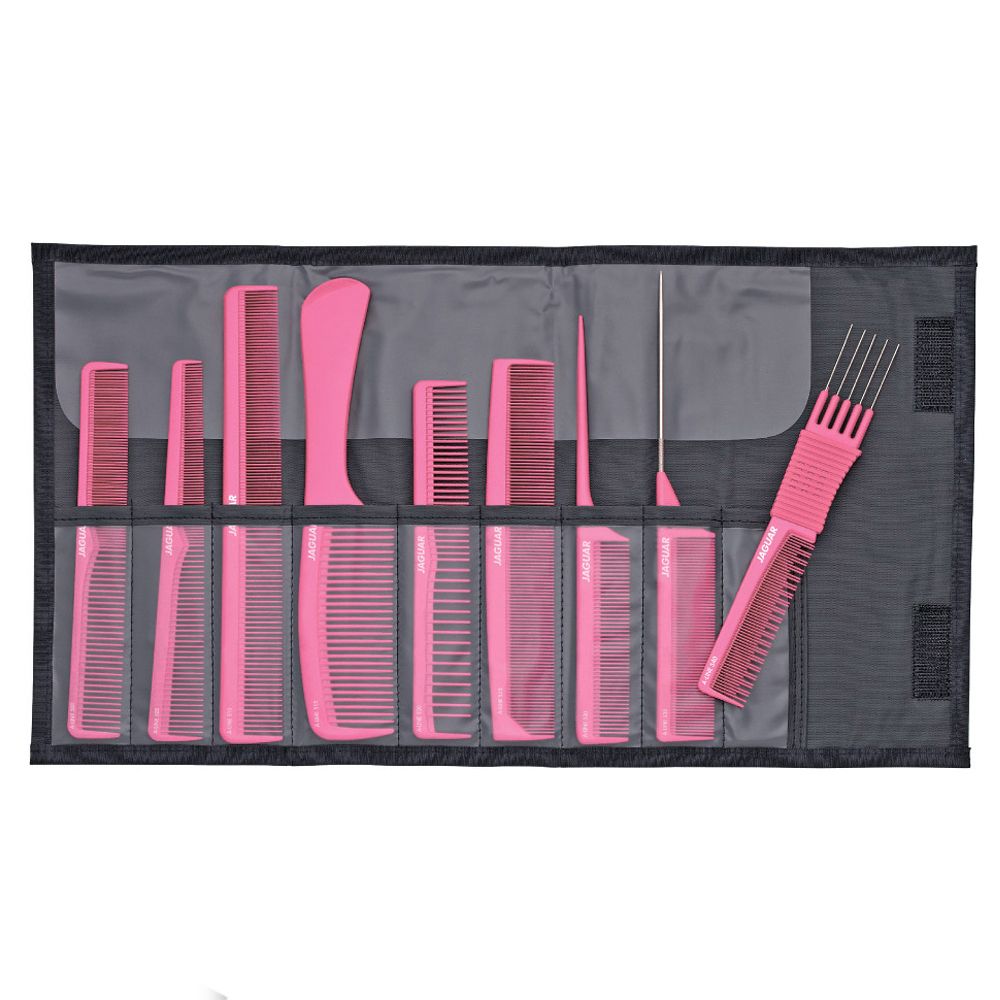 Набор расчесок Jaguar A-Line Ionic (9шт, ионные, лиловые)