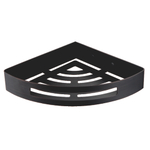 Полка угловая AZARIO одноэтажная, черная матовая (AZ-160B)