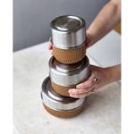 Ланч-бокс glass lunch pot, 450 мл, коричневый