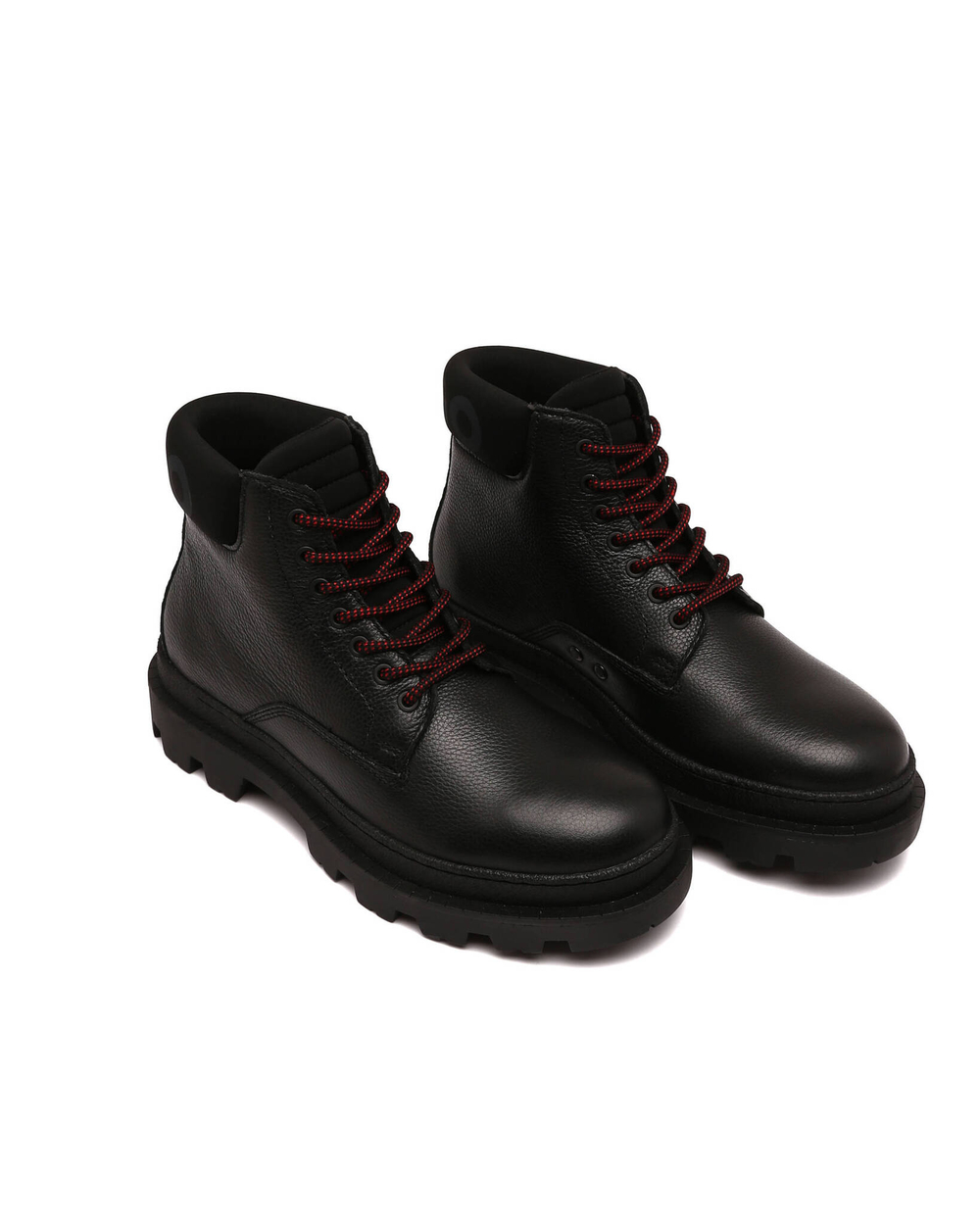 Кожаные трапперы graham_halb_grny HUGO - черный(50486324)