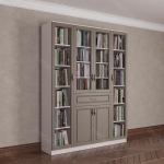 Шкаф книжный 4/3 (мадес)