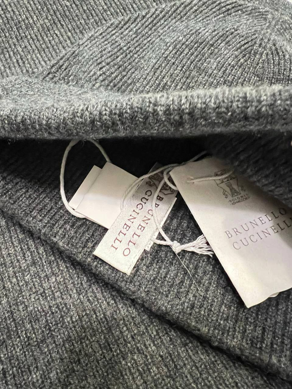 Комплект Brunello Cucinelli (шарф + шапка)