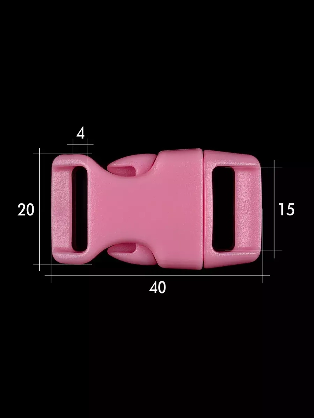 Фастекс пластиковый 15 мм - 30 штук