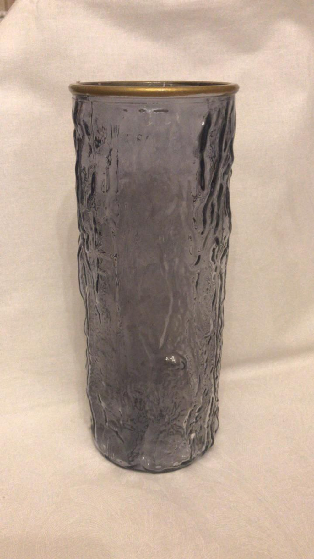 Ваза для цветов и сухоцветов стеклянная