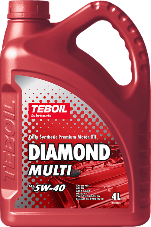Моторное масло Teboil Diamond Multi 5W-40, синтетическое, 4 л