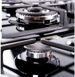 Варочная поверхность Hausler HLS-S4BLGT3 черный ГАЗОВАЯ