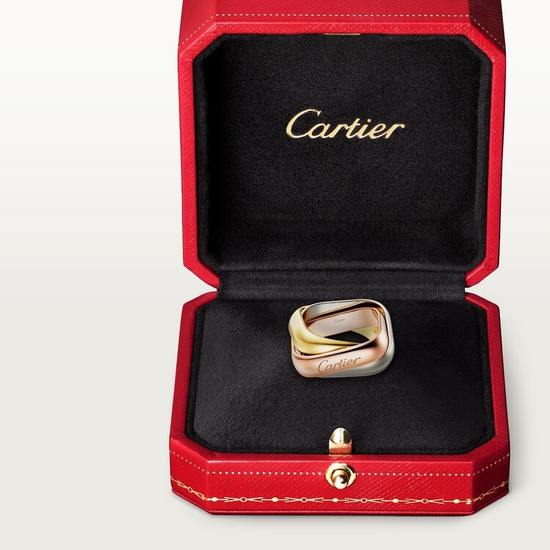 Cartier Trinity ring cushion-shaped large model