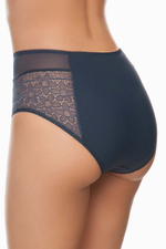 Ажурные трусики-макси (Размер: 44) (Цвет: грязно-синий)