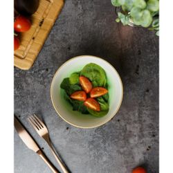 Салатник 510 мл d 15 см h6 см зеленый фарфор "The   Eco" P.L. Proff Cuisine [6]